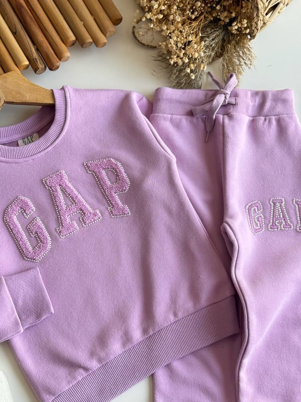 Gp lila renk pamuklu takım