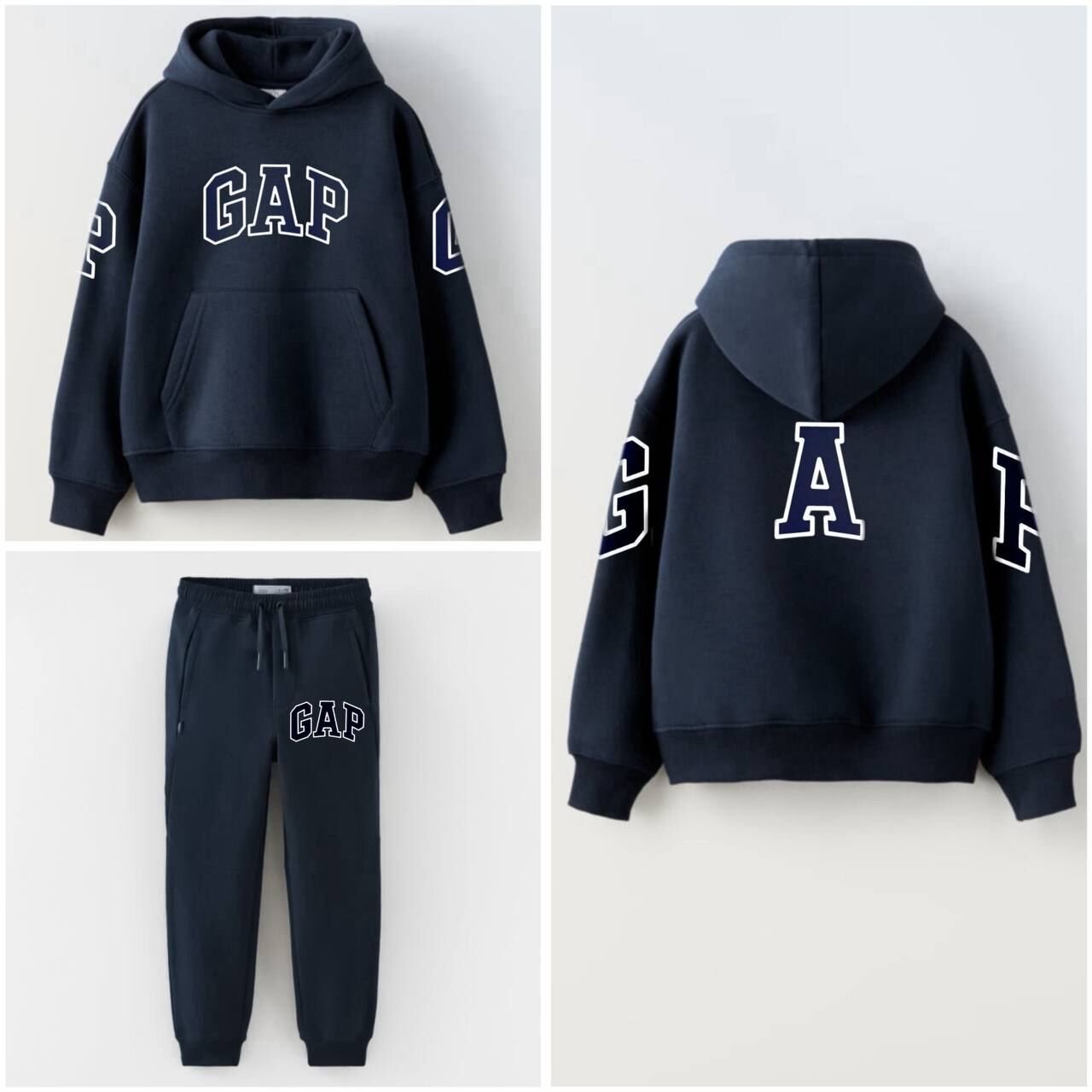 Gp kapşonlu pamuklu takım