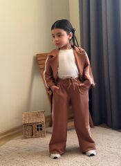 Blazer ceketli 3’lü kız takım