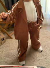 Blazer ceketli 3’lü kız takım