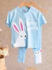 Baby bunny kız çocuk taytlı takım