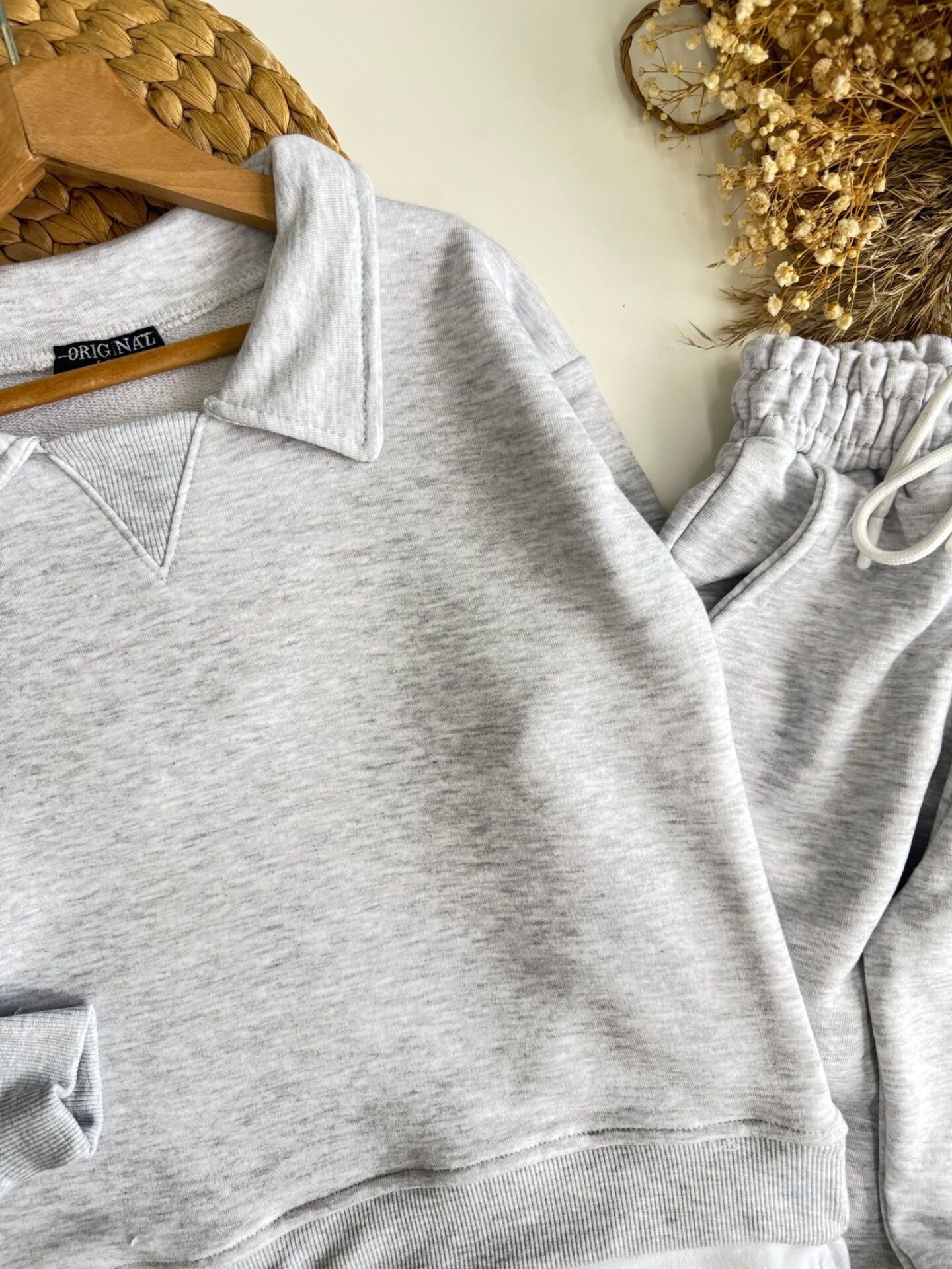 Unisex oversize pamuklu takım