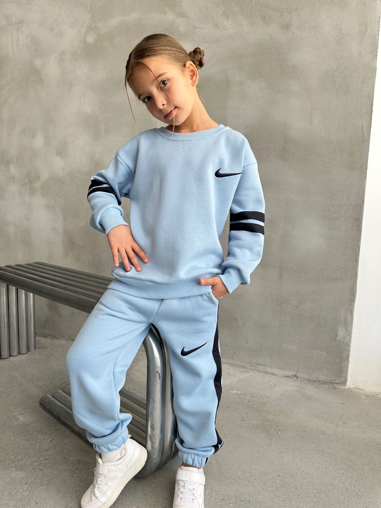 3 ip Şardonlu pamuklu takım