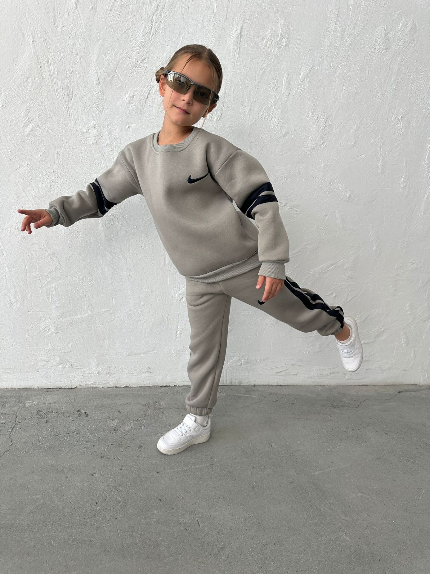 3 ip Şardonlu pamuklu takım