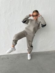 3 ip Şardonlu pamuklu takım