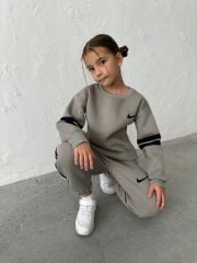 3 ip Şardonlu pamuklu takım