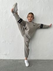 3 ip Şardonlu pamuklu takım