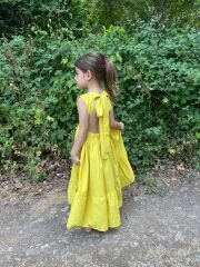 Sarı tasarım Elbise