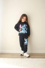 Stitch karakter detay pamuklu takım