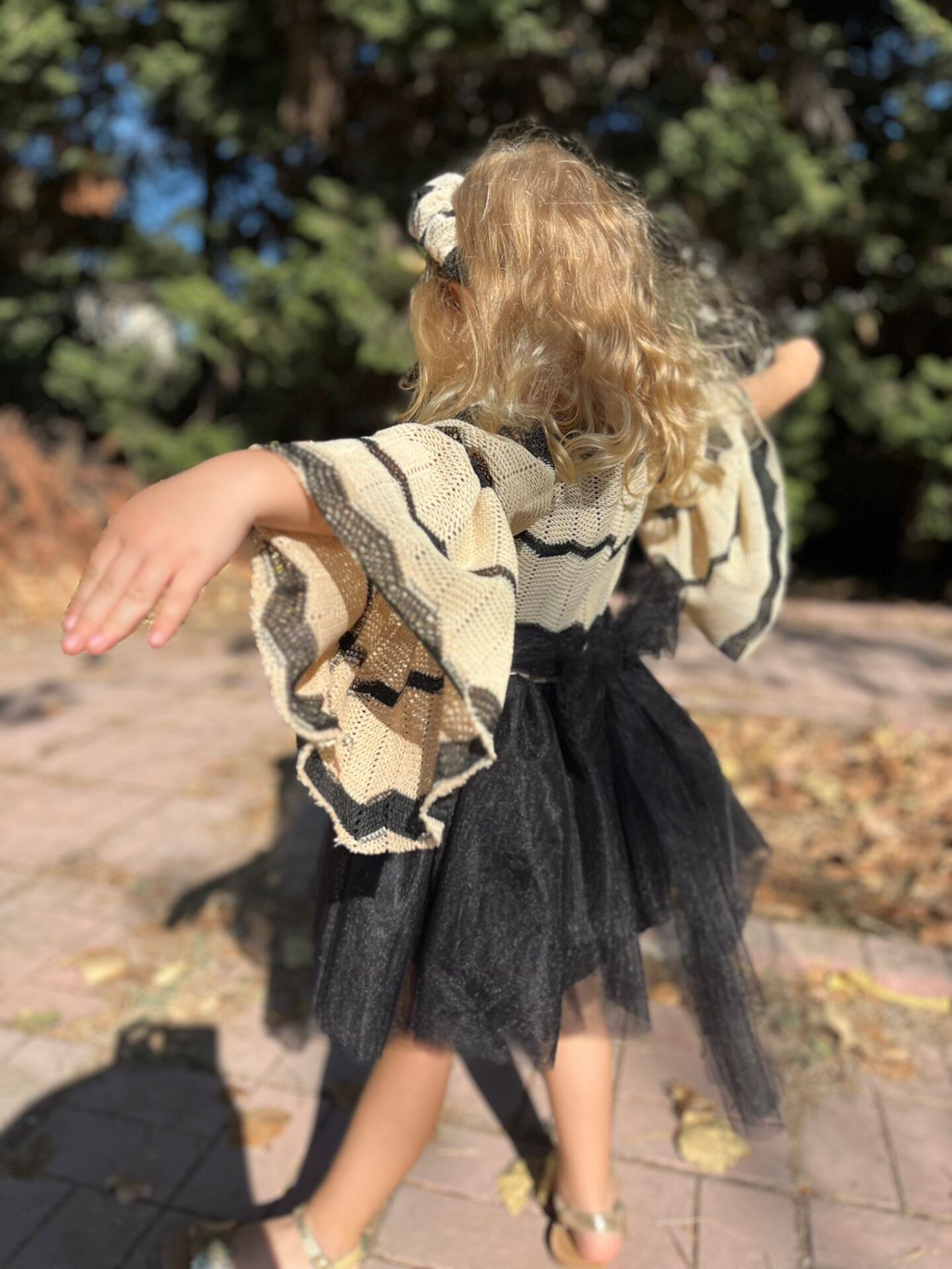 Siyah tütülü elbise(taç hediyeli)