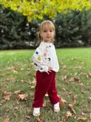 Kore özel tasarım çocuk pamuklu takım