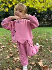 Kore özel tasarım çocuk pamuklu takım