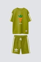 Adds orj baskılı şortlu takım