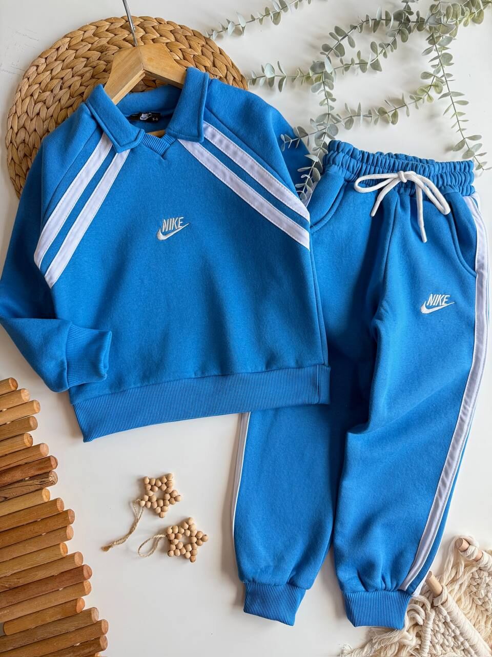 Nk oversize şardonlu Unisex pamuklu takım