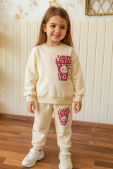 Labubu 3 ip şardonsuz çocuk takım