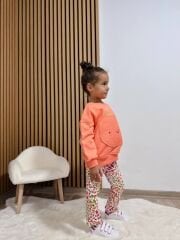 Kabak detay 3 ip şardonsuz pamuklu takım