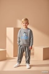 Bluey karekter baskılı pamuklu takım