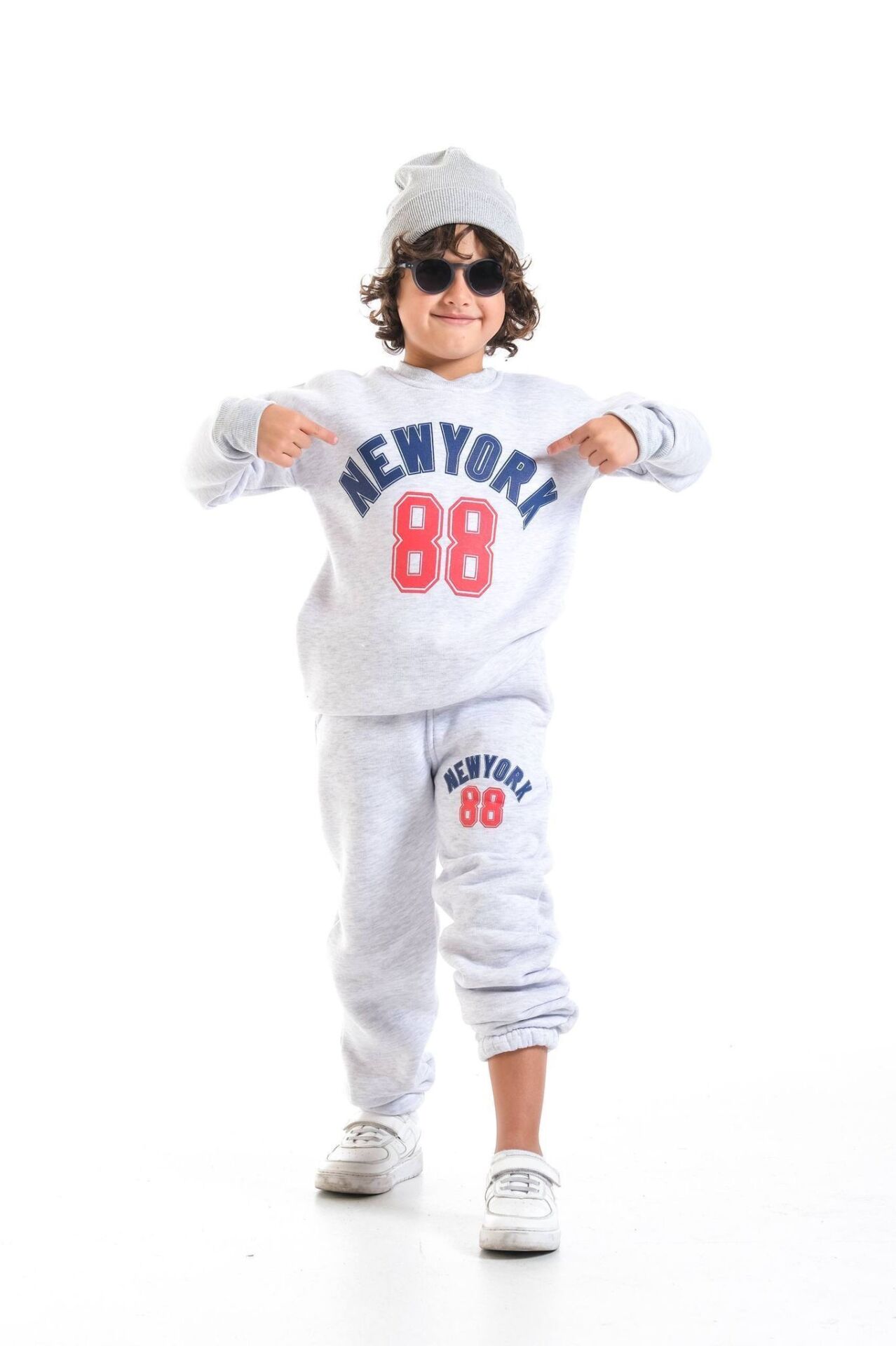 Unisexs  premium kalite 3 ip şardonlu pamuklu takım