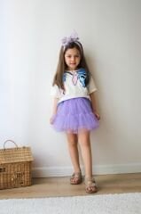 Lila tütü etekli takım