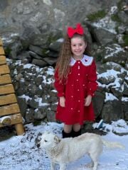 Kalp detay pamuklu pinterest elbise