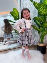 Tüvit salopet elbise gömlek takım