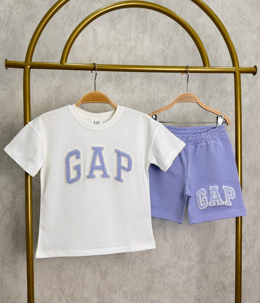GAP lila panc detaylı şortlu takım
