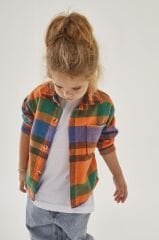 Unisexs oduncu gömlek pantolon kombin takım